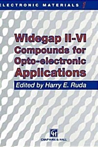 Widegap Ii-VI Compounds for Opto-Electronic Applications (Hardcover)