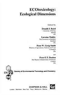 ECOtoxicology: Ecological Dimensions (Hardcover, 1996 ed.)