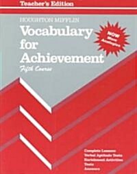 Vocabulary for Achievement (Paperback, Teachers Guide)