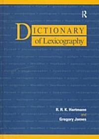 Dictionary of Lexicography (Hardcover)