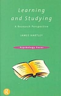Learning and Studying : A Research Perspective (Paperback)