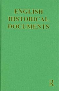 English Historical Documents, 1603–1660 (Hardcover)