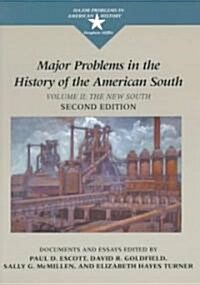 Major Problems in the History of the American South (Paperback, 2nd)