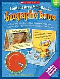 Content Area Mini-Books: Geographic Terms (Paperback)