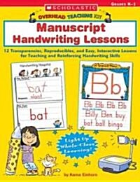 Manuscript Handwriting Lessons (Paperback)