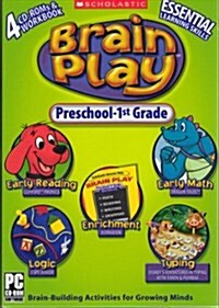 Brain Play Preschool-1st Grade (CD-ROM, Paperback, Workbook)