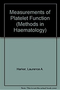 Measurements of Platelet Function (Hardcover)