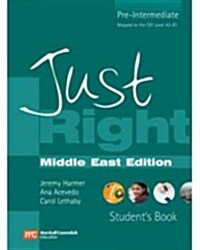 JUST RIGHT BRE ME PRE-INT SB +GRAMMAR/AUDIO CD INSERT (Paperback, Student ed)