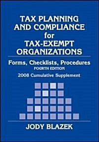 Tax Planning and Compliance for Tax-Exempt Organizations (Paperback, 4th, Supplement)