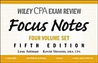 Wiley CPA Exam Review Focus Notes (Paperback, 5th, PCK, Spiral)