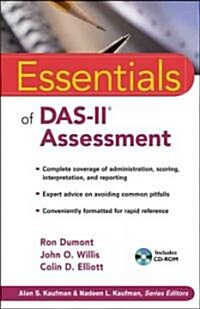 Essentials of Das-II Assessment [With CDROM] (Paperback)