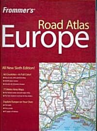 Frommers Road Atlas Europe (Paperback, 6th, Spiral)