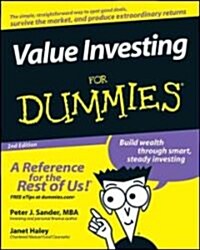 Value Investing For Dummies (Paperback, 2)