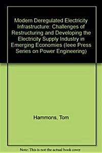 Modern Deregulated Electricity Infrastructure (Hardcover)