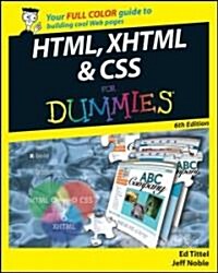 HTML, XHTML & CSS For Dummies (Paperback, 6th, Original)