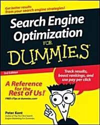 Search Engine Optimization For Dummies (Paperback, 3rd)