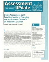 Assessment Update Volume 19, Number 6, November-december 2007 (Paperback)