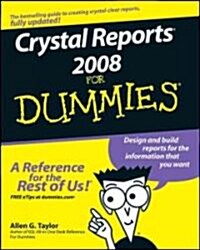 Crystal Reports 2008 for Dummies (Paperback)