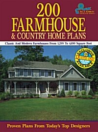 200 Farmhouse and Country Home Plans (Paperback)