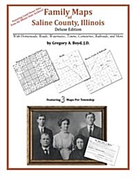 Family Maps of Saline County, Illinois (Paperback)