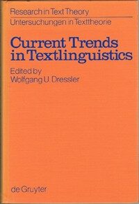 Current trends in textlinguistics