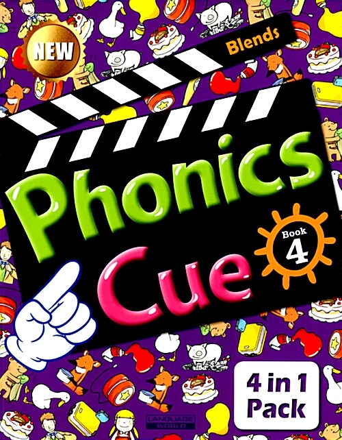 [NEW] Phonics Cue 4 SB with WB+AB+CD (Student Book + Workbook + Hybrid CD + Activity Wor)