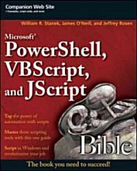 Microsoft Powershell, VBScript and JScript Bible (Paperback)