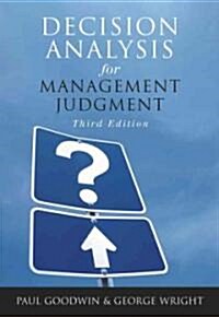 Decision Analysis for Management Judgment (Paperback, 3rd, Subsequent)