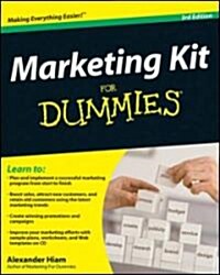 Marketing Kit for Dummies [With CDROM] (Hardcover, 3)