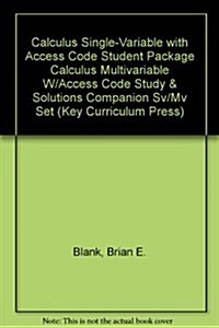 Calculus Single-variable With Access Code Student Package Calculus Multivariable W/Access Code Study & Solutions Companion Sv/Mv Set (Paperback)