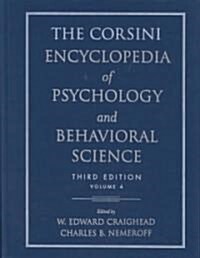 The Corsini Encyclopedia of Psychology and Behavioral Science (Hardcover, 3rd, Subsequent)