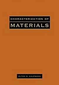 Characterization of Materials (Hardcover)
