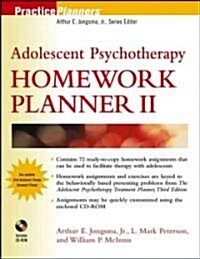 Adolescent Psychotherapy Homework Planner II (Paperback, CD-ROM)