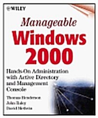 Manageable Windows 2000 (Paperback)