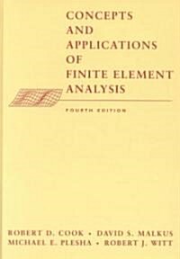[중고] Concepts and Applications of Finite Element Analysis                                                                                             