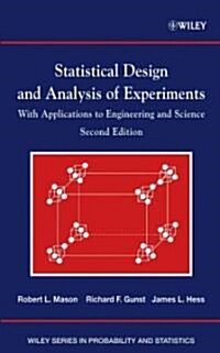Statistical Design and Analysis of Experiments: With Applications to Engineering and Science (Hardcover, 2)