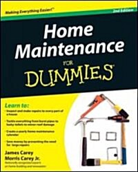 Home Maintenance for Dummies, 2nd Edition (Paperback, 2)