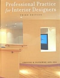 [중고] Professional Practice for Interior Designers (Hardcover, 3rd, Subsequent)