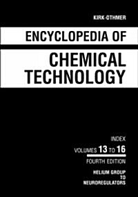 Encyclopedia of Chemical Technology (Hardcover, 4th, Subsequent)