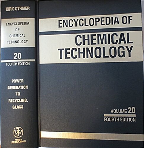 Encyclopedia of Chemical Technology (Hardcover, 4th, Subsequent)
