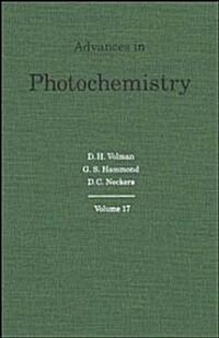 Advances in Photochemistry (Hardcover)