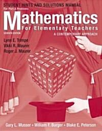 Mathematics For Elementary Teachers (Paperback, 7th, Solution Manual)