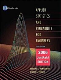 [중고] Applied Statistics and Probability for Engineers, 2006 Justask! (Hardcover, CD-ROM, 3rd)