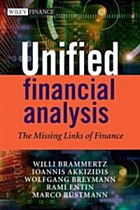 [중고] Unified Financial Analysis : The Missing Links of Finance (Hardcover)