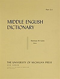 Middle English Dictionary (Paperback)