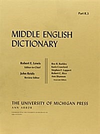 Middle English Dictionary (Paperback)