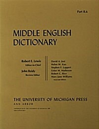 Middle English Dictionary (Paperback)