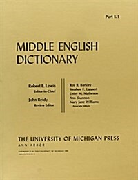 Middle English Dictionary (Paperback)