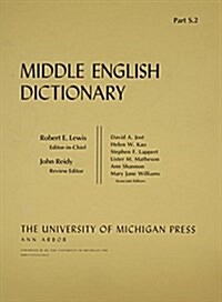 Middle English Dictionary (Paperback)