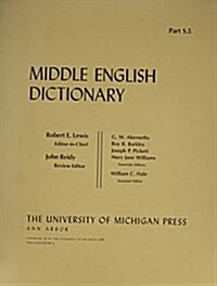 Middle English Dictionary (Paperback)